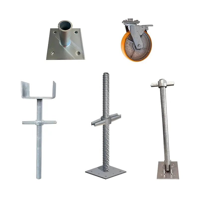Adjustable Base Jack for Scaffolding and Formwork Support